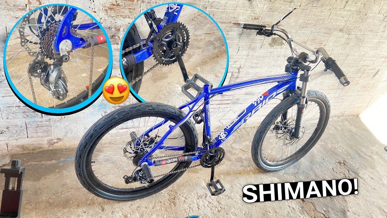COLOQUEI MARCHA NA BIKE RAIO!