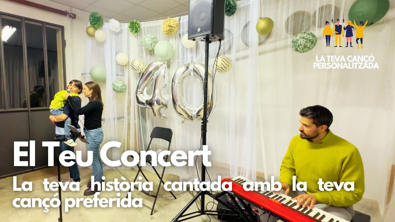 La teva història cantada amb la teva cançó preferida. Així personalitzem la teva cançó.