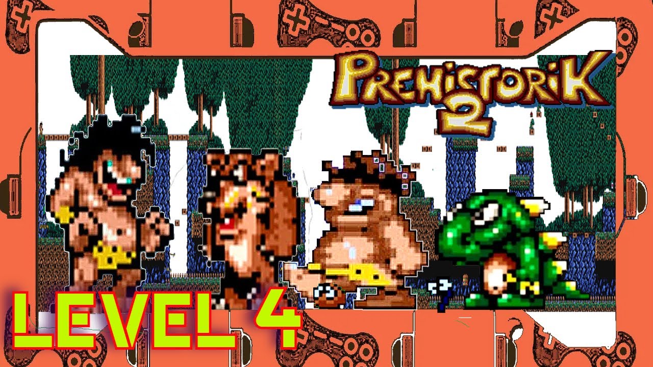 PREHISTORIK 2 - Level 4 All %- HD 60fps