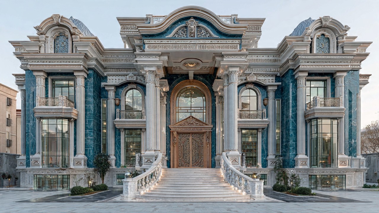 Inside a Massive 3-Kanal Royal Mansion | European-Asian Fusion Architecture