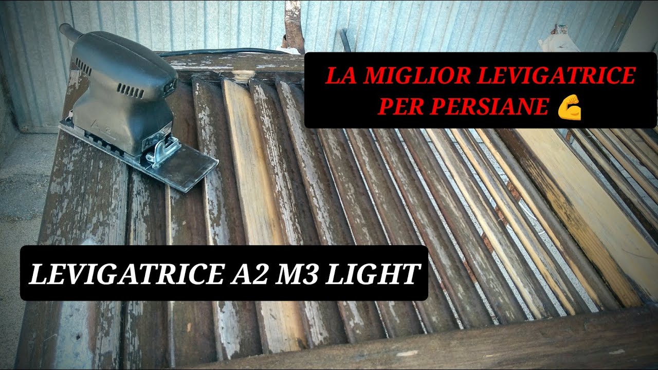 LEVIGATRICE A2 M3 LIGHT |  LA MIGLIOR CARTEGGIATRICE PER PERSIANE E NON | BEST BUY | SANDER