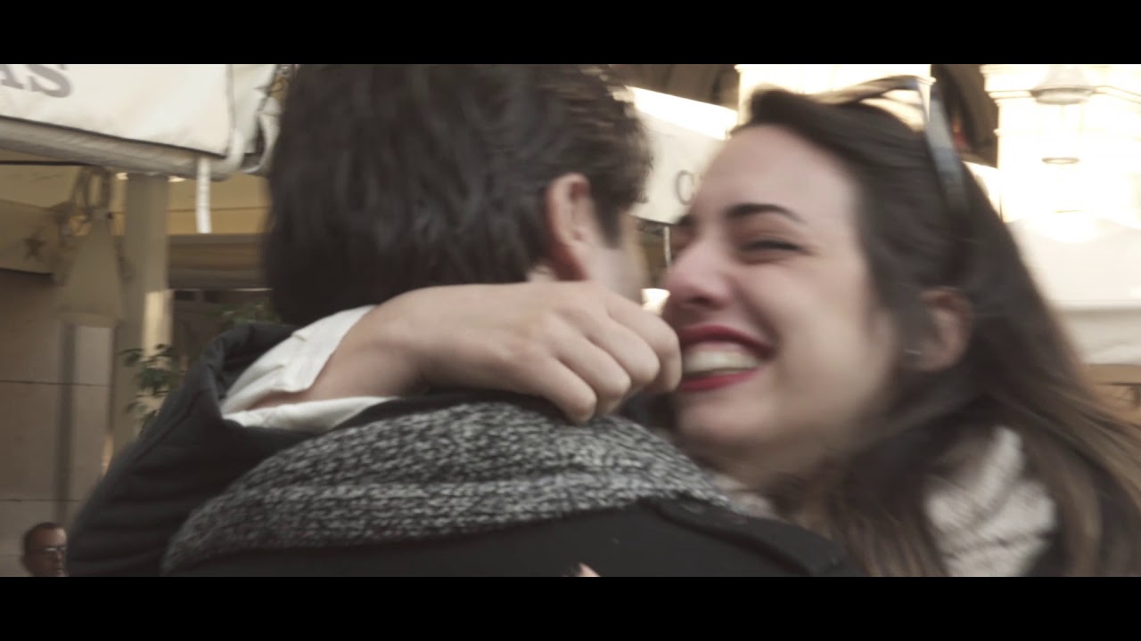 Amazing Flash Mob Wedding Proposal in Barcelona, Spain