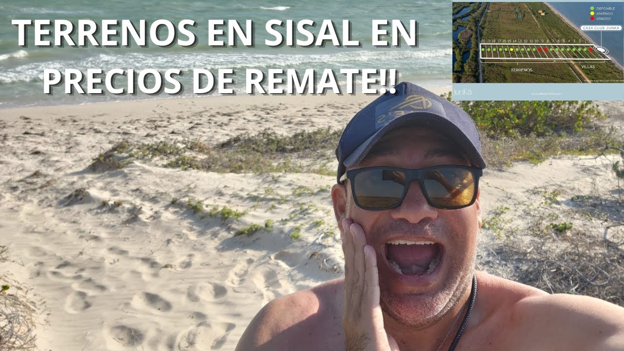 TERRENOS EN VENTA EN SISAL YUCATAN A ORILLA DEL MAR!!