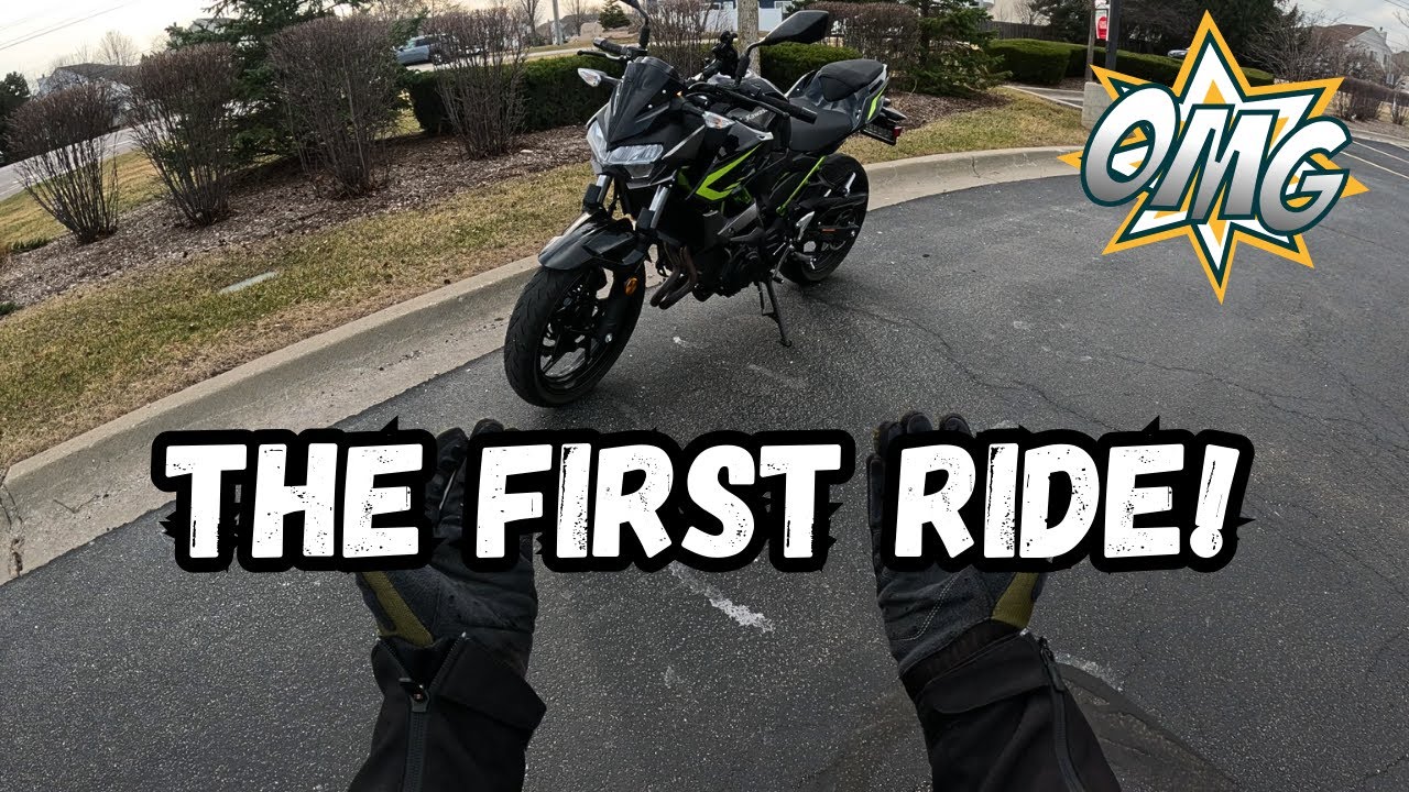 My First Motorcycle Ride on a Kawasaki Z400