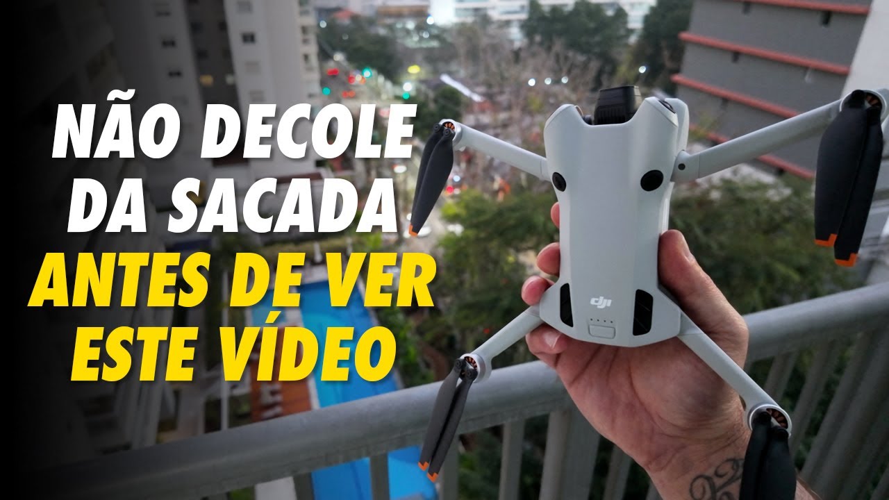 DRONES: TUDO sobre VOAR de SACADAS e MONTANHAS, altitude negativa, ATTI e sensores