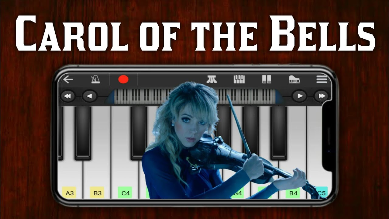 Lindsey Stirling - Carol of the Bells Piano Tutorial