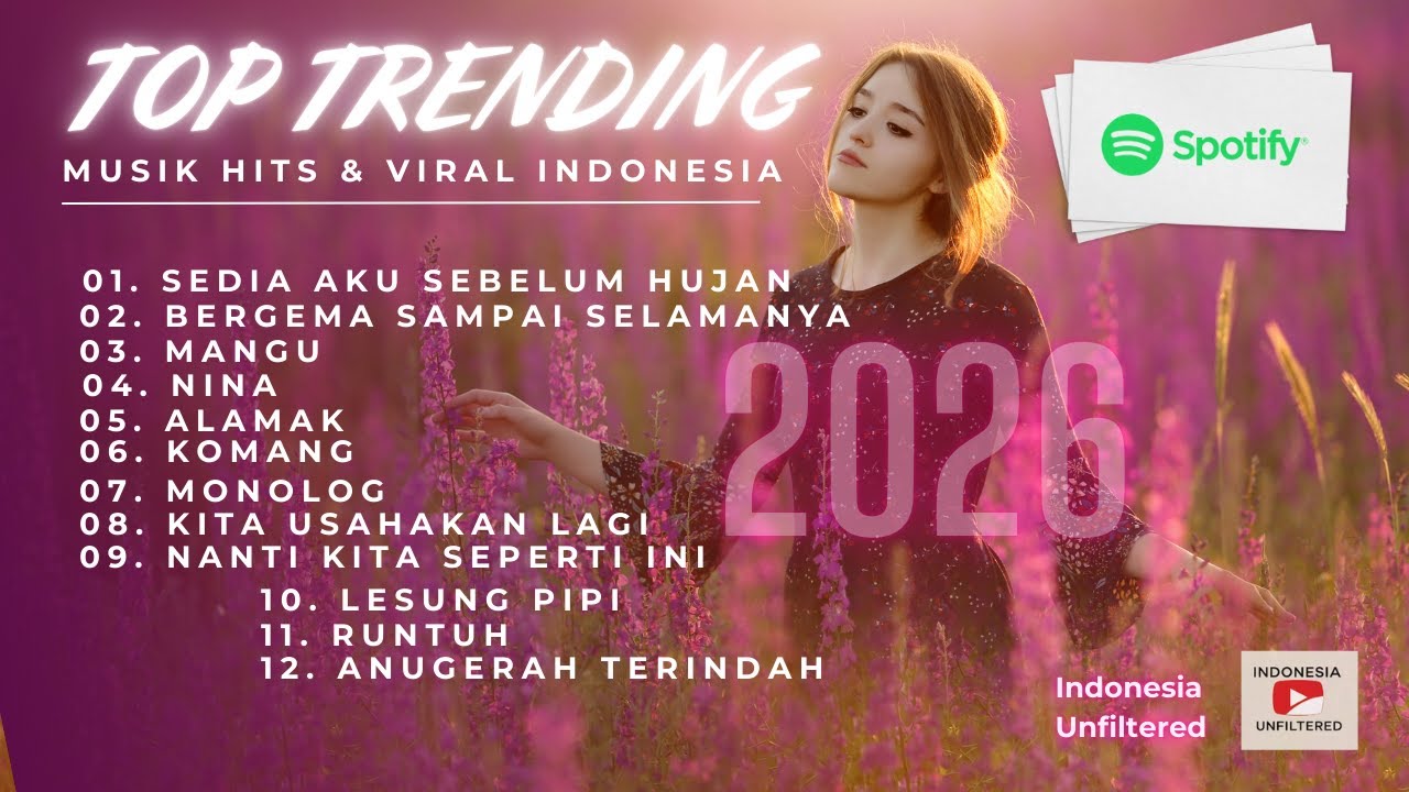 Sedia Aku Sebelum Hujan – Idgitaf | Lagu Galau Indonesia 2025 | Spotify Viral Playlist