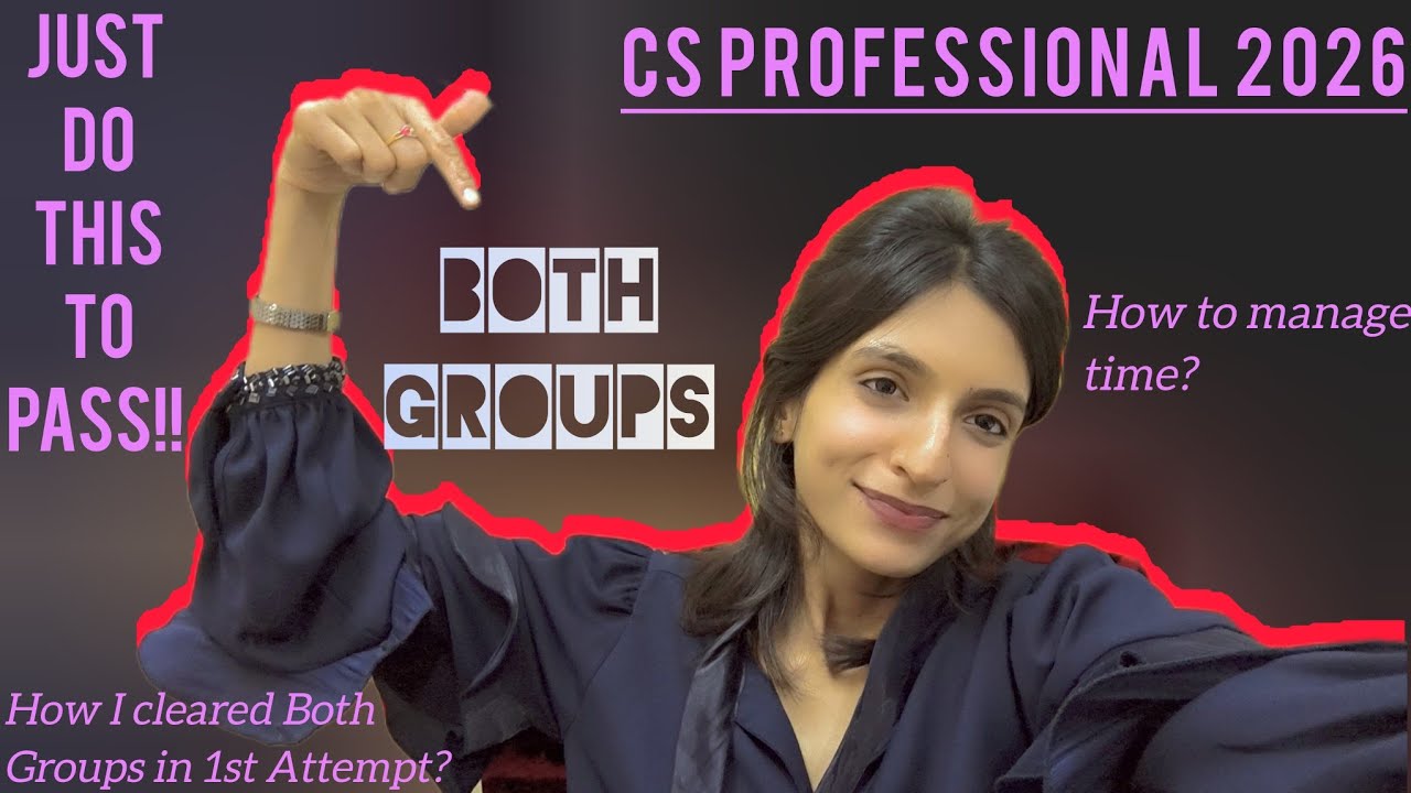 ♦️CS PROFESSIONAL JUNE 2026 STRATEGY | ANSWER to all your DOUBTS | How to Manage TIME | DON'T FAIL 📈