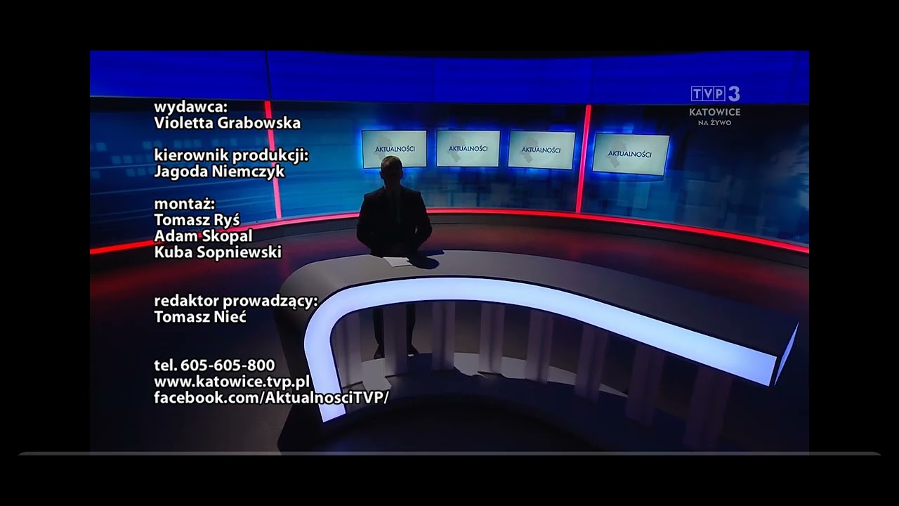 Tvp3 Katowice zakończenie nadawania [ 12.01.2026 ] Start Tvp regionalna 