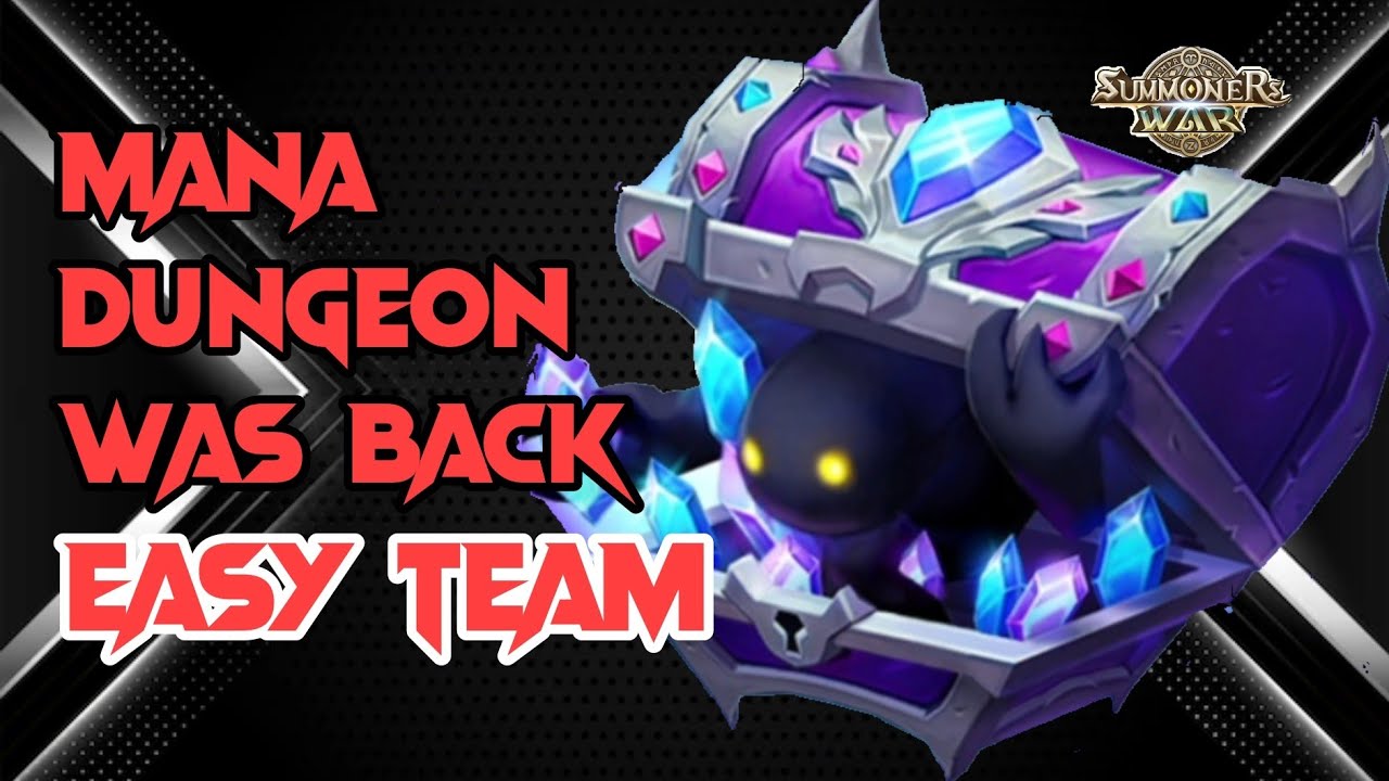 EASY TEAM FOR THE  MANA STONE DUNGEON [Summoners War : Sky Arena]