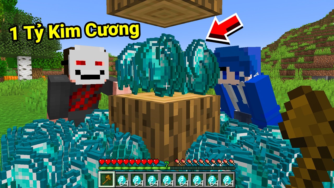 Minecraft nhưng Tất Cả Mọi Thứ là Cơn Mưa Vật Phẩm Ngẫu Nhiên