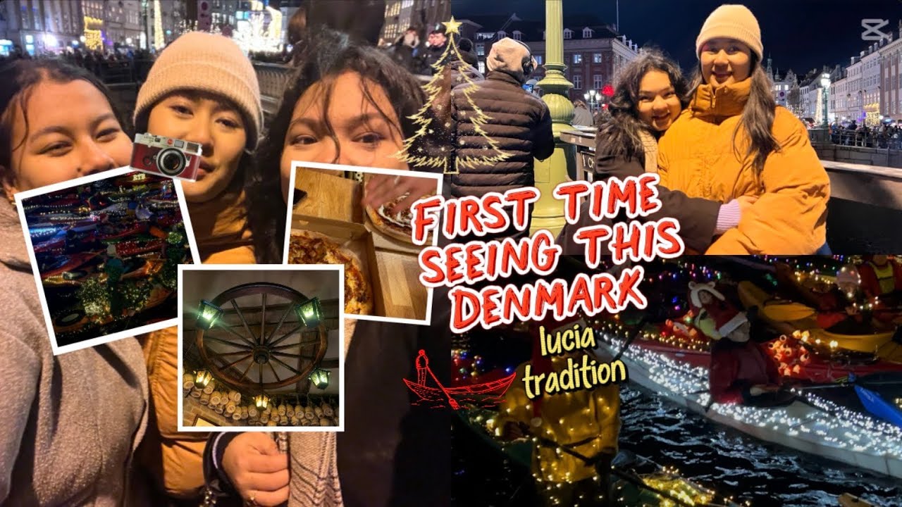 Lucia Celebration in Denmark🇩🇰/trational parade/never experienced before/lovelyview#keepsupporting
