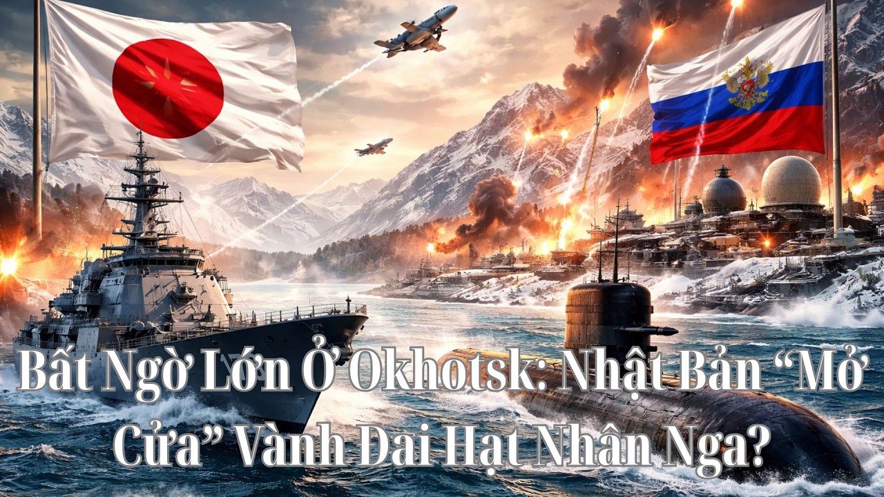 Bất Ngờ Lớn Ở Okhotsk Nhật Bản “Mở Cửa” Vành Đai Hạt Nhân Nga