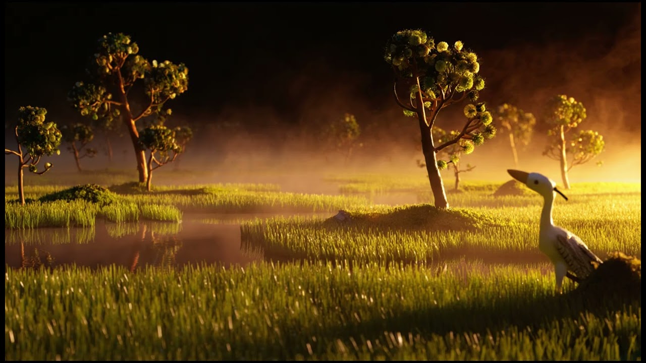 Inceoglu Swamp Landscape |  TV Art Screensaver for TV Wallpaper | Vista Frame