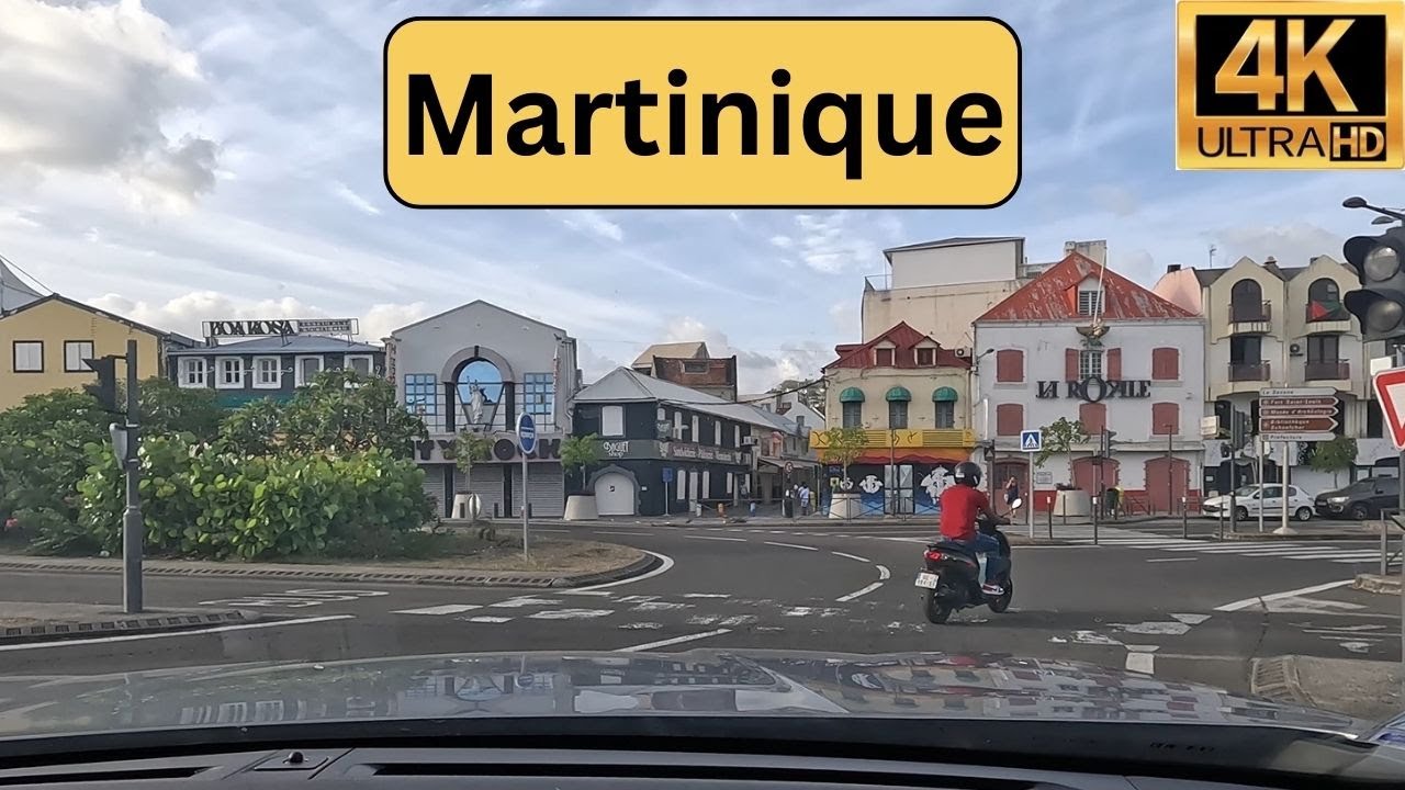 Driving in Fort-de-France, Martinique 1