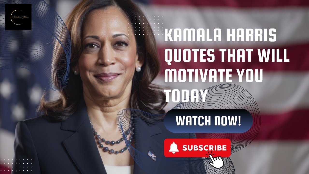 Kamala Harris' Top Quotes on Breaking Barriers | Motivation Station