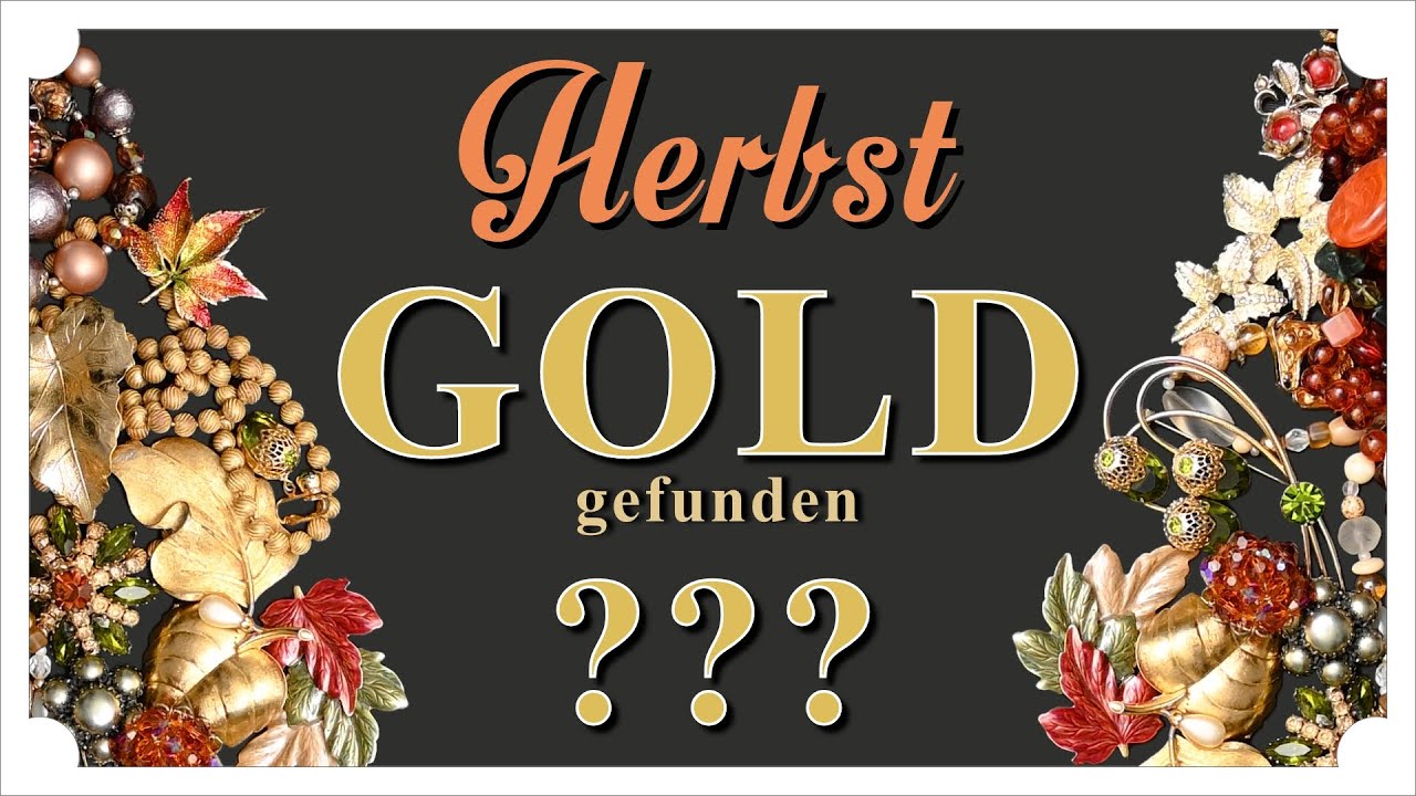 Habe ich echtes GOLD oder Bernstein in der Schmuck Mystery Box gefunden? Goldener Herbst?