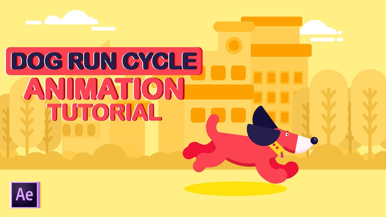 How to animate run-cycle of a dog using Rubberhose 2 Plugin | After Effects Animation Tutorial