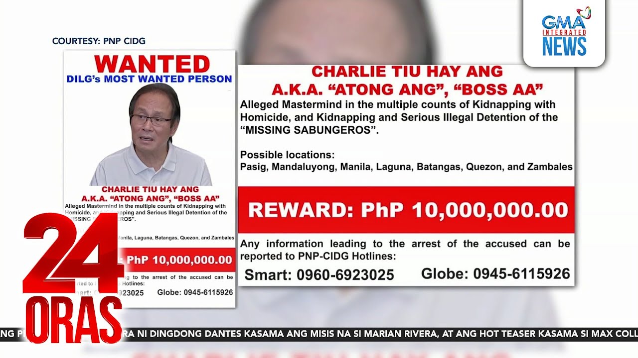 #1 MOST WANTED — PAGHAHANAP KAY ATONG ANG #MissingSabungeros (Jan. 16, 2026) | 24 Oras