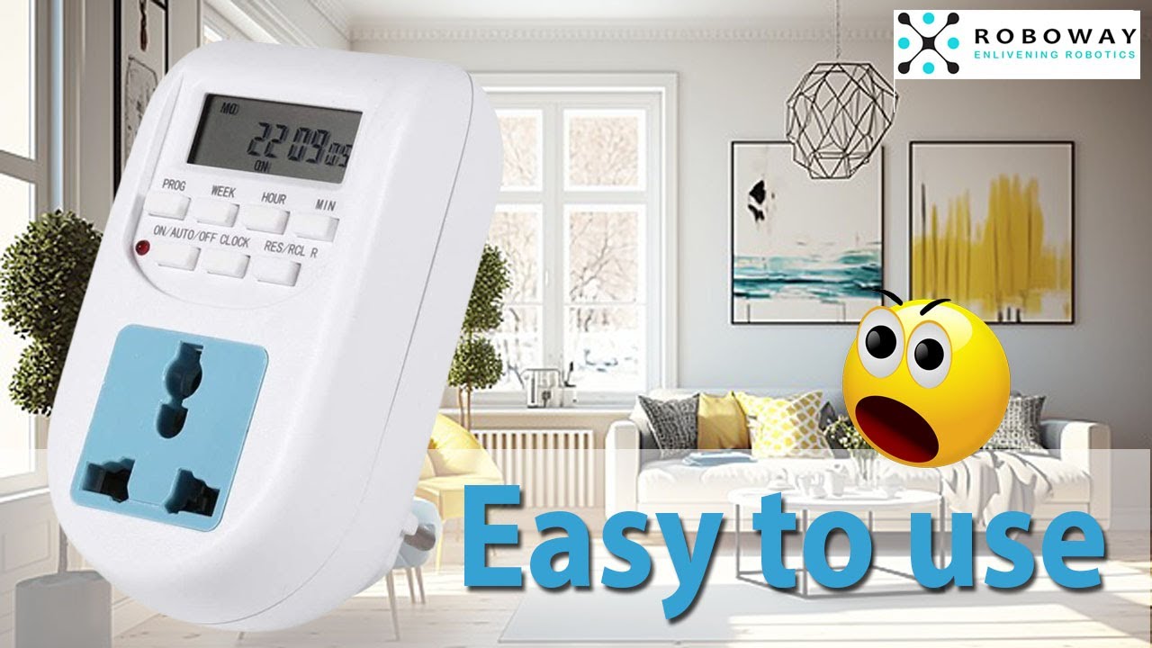 How to use Your Digital Timer Switch | Step-by-Step Guide from @roboway_electronics🔌💡 #Roboway #DIY