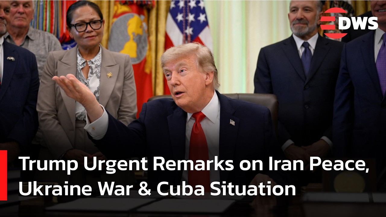 WATCH: U.S. President Donald Trump Urgent Remarks on Iran Peace, Ukraine War & Cuba Situation | AC15