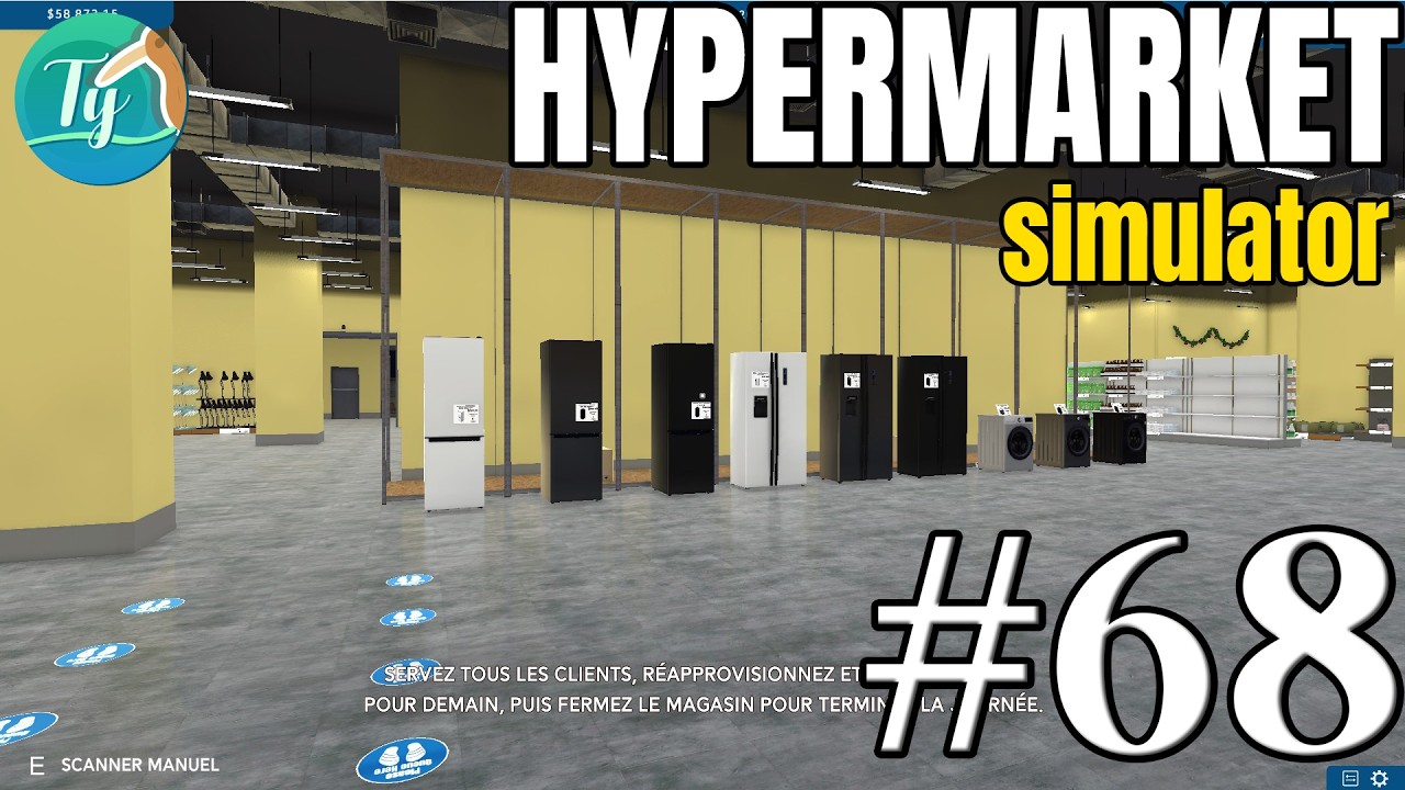Hypermarket Simulator#68: Installation du coin frigo et agrandissement de la licence livre