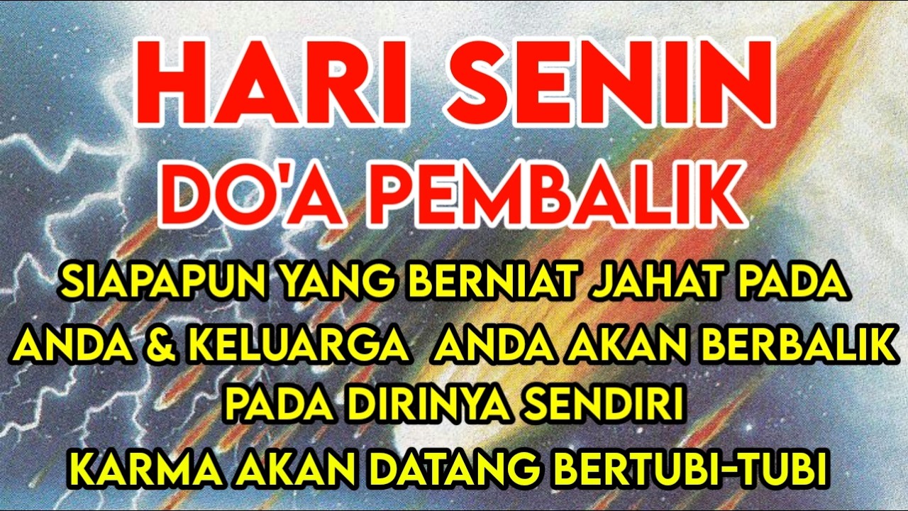 Dzikir Pembalik Niat Buruk Mereka Yang Ingin Menzolimi Anda🔴akan Tertimpa Ulahnya❕ - Doa Al Hijaz