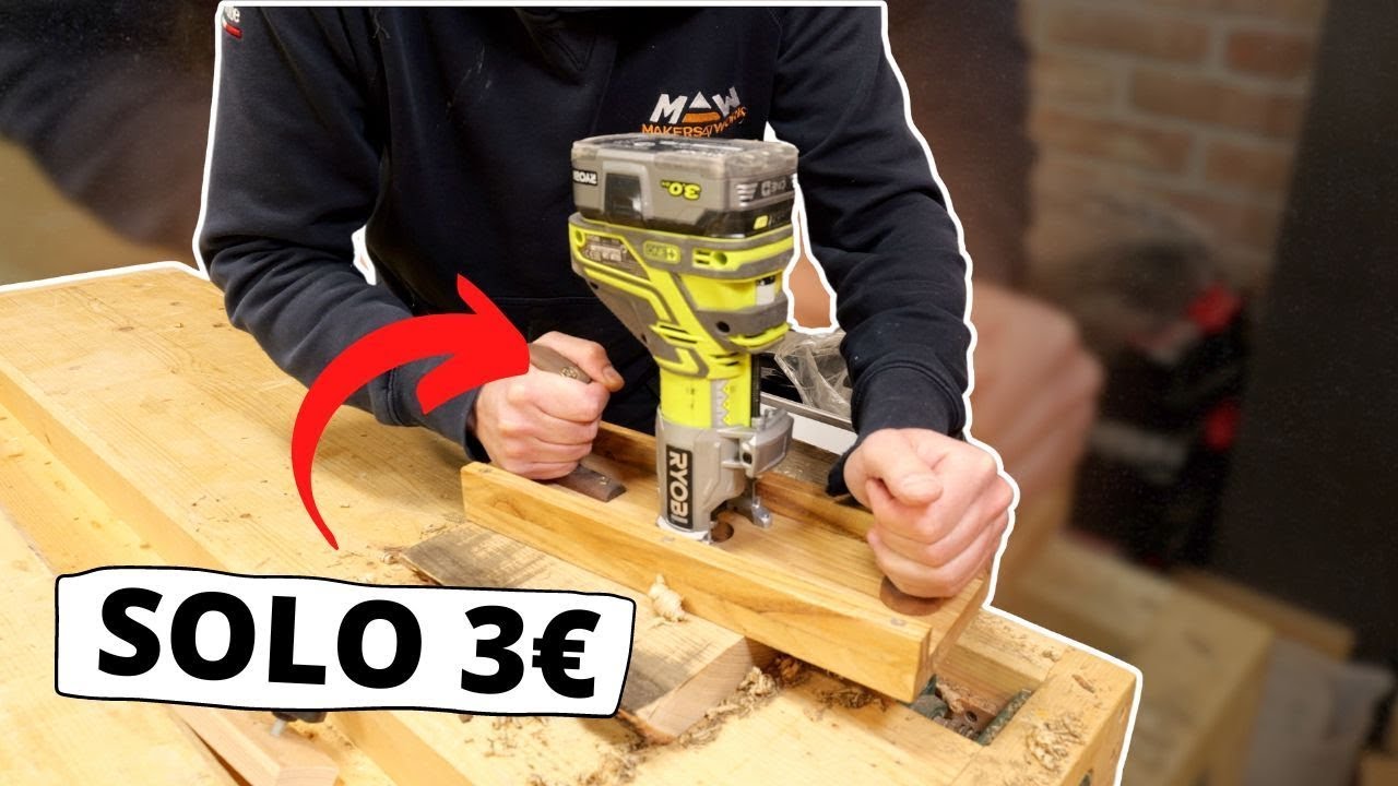Con 3&euro; ho trasformato il mio RIFILATORE in un PIALLA elettrica