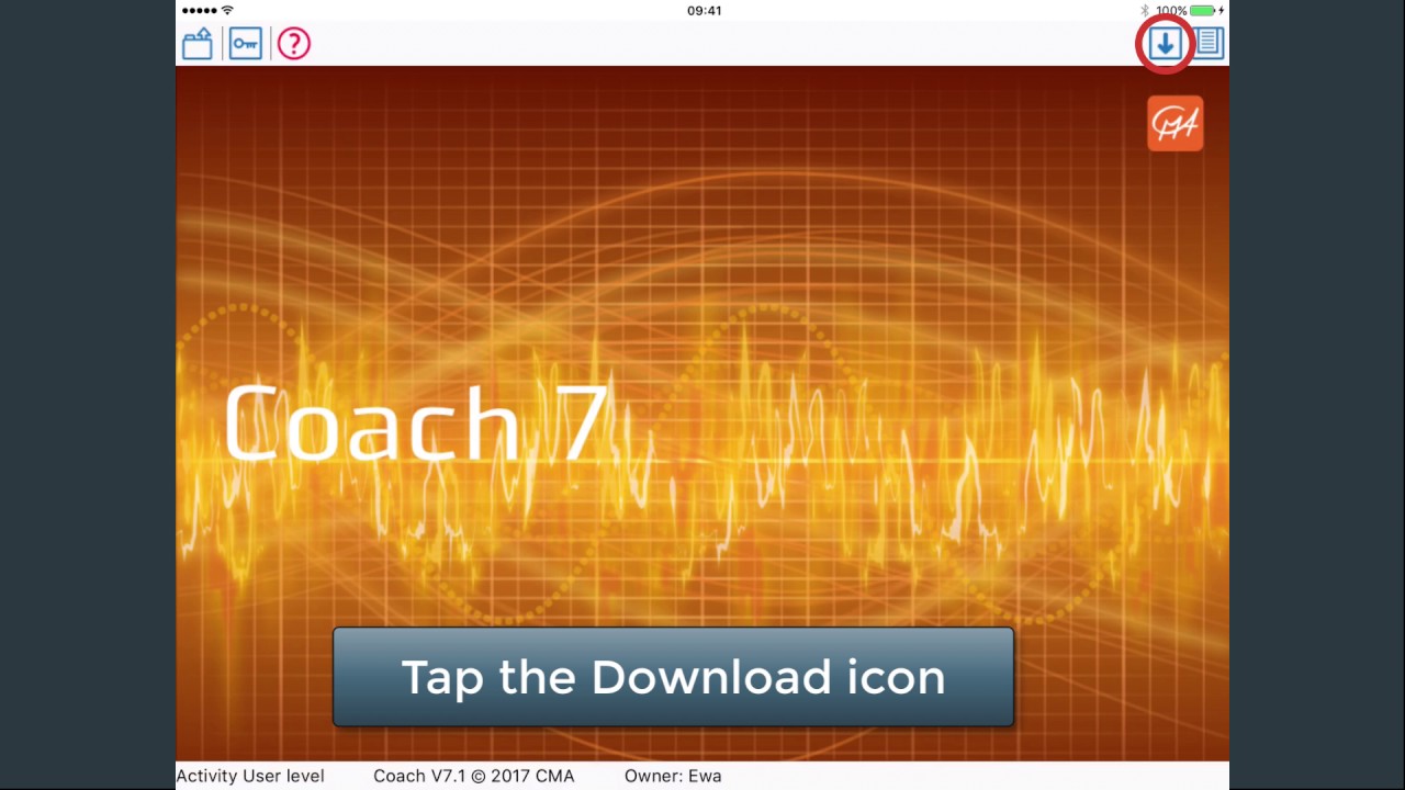 Coach 7 for Tablets: Downloading CMA Projects