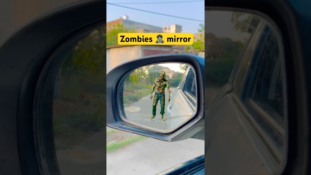 Car ke piche zombie 🧟  #funny #comedy #shortsfeed #viralvideo #cutebaby