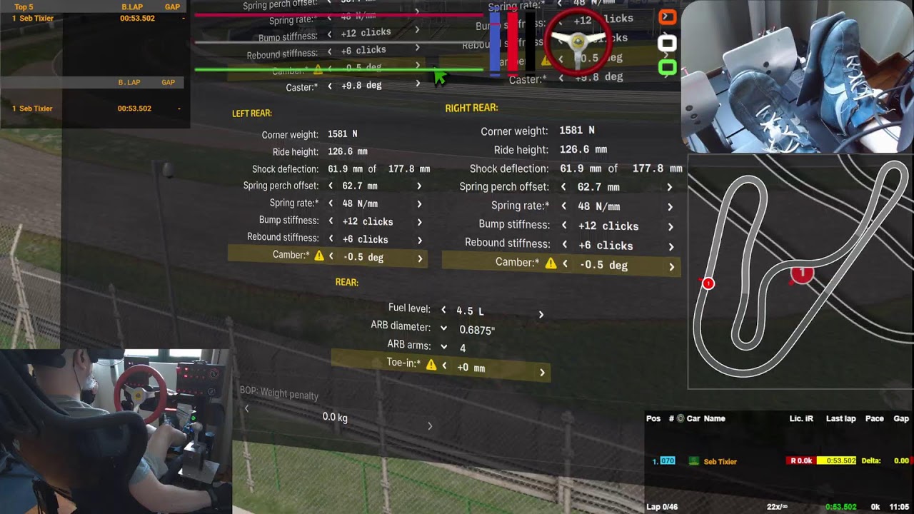 iRacing - Testing Lotus 49 at Tsukuba + OBS settings tinkering