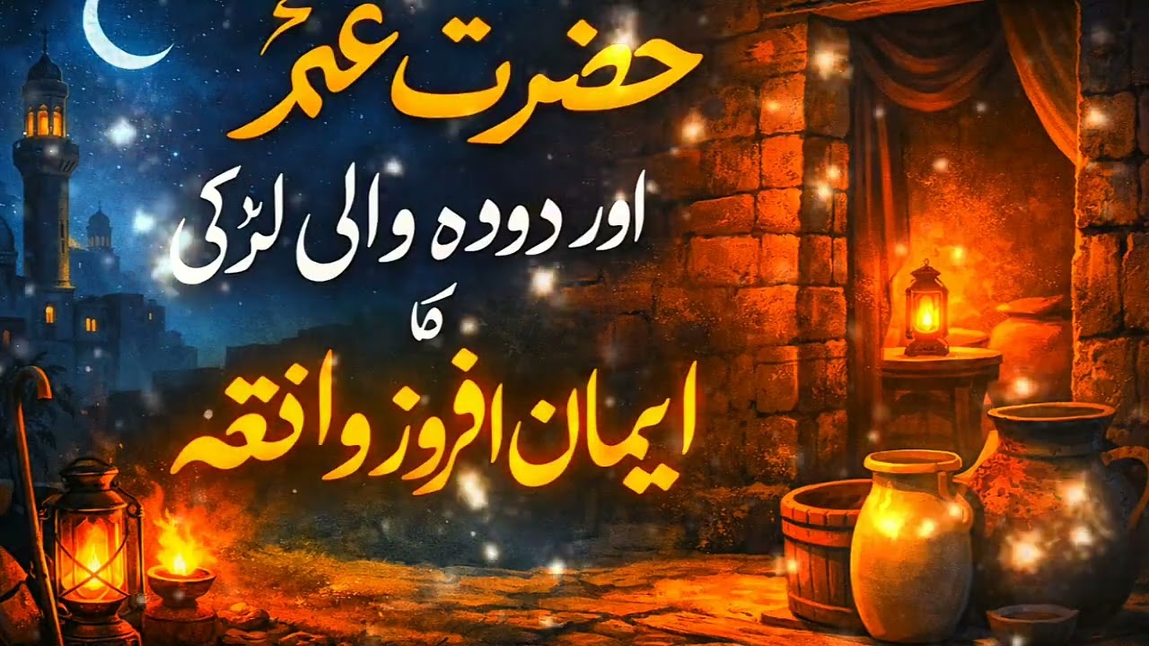 The Inspiring Story of Hazrat Umar ibn albKhattab and the Milk Seller Girl | A Powerful Lesson