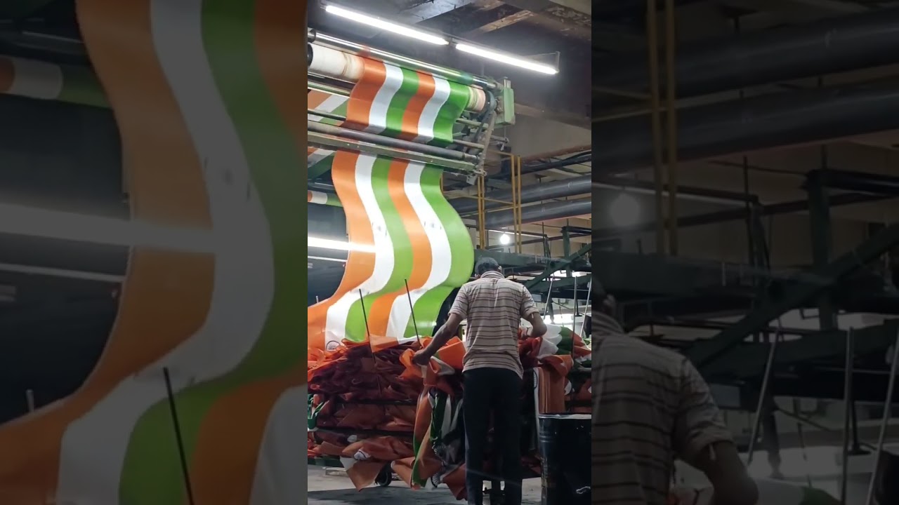 Tiranga manufacturing #tiranga #flag