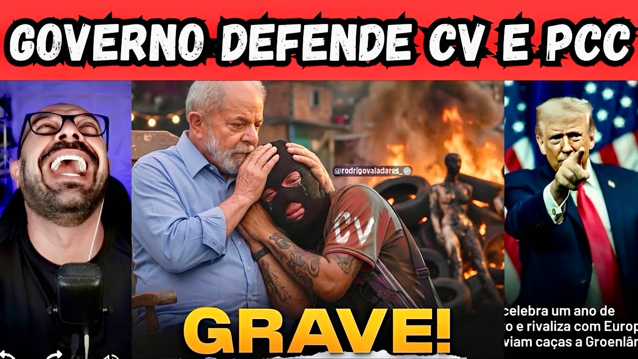 Governo Lula sai em defesa de CV e PCC. #4k #4kvideo #conectado