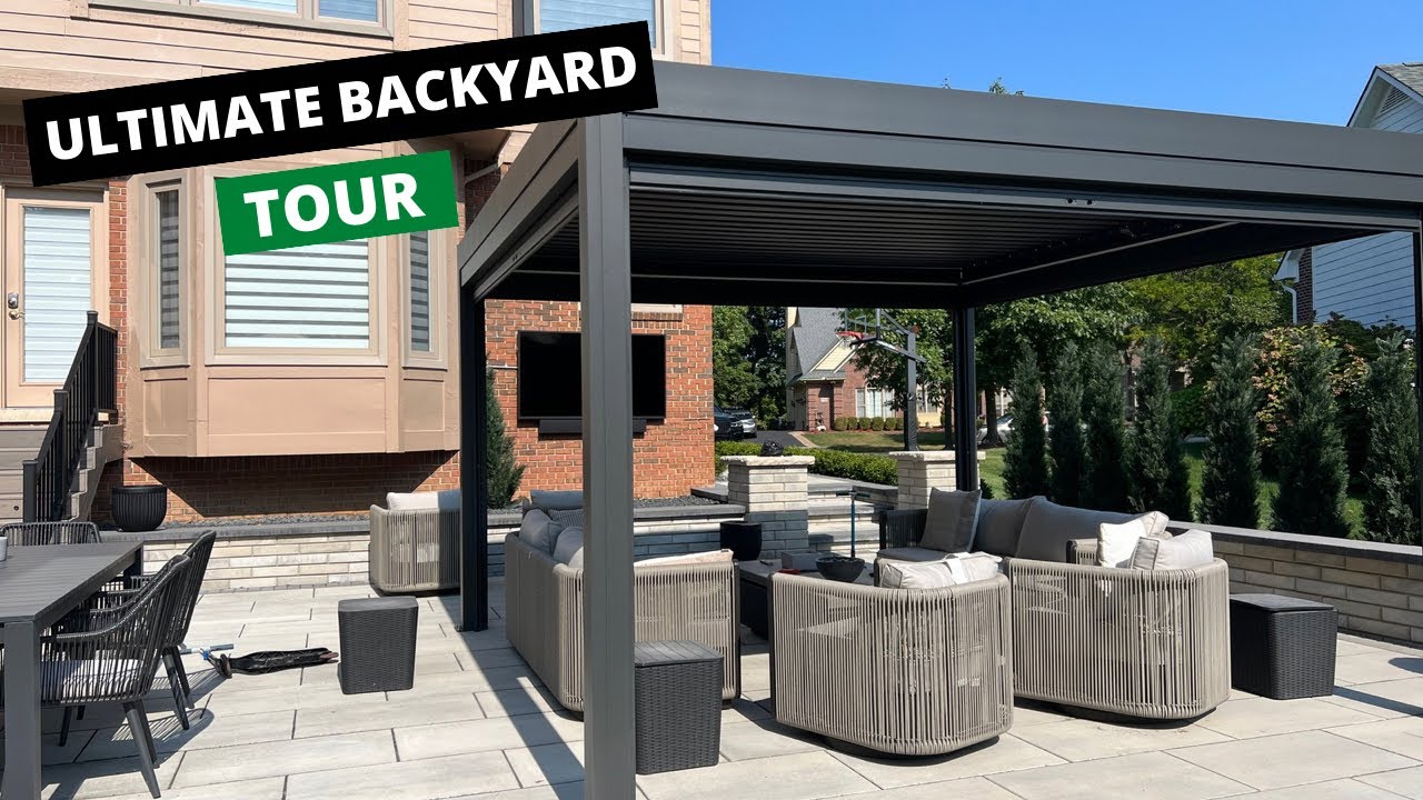 The Ultimate Backyard Oasis: PERGOLUX Pergola Review & Techo Bloc Patio Review in Michigan