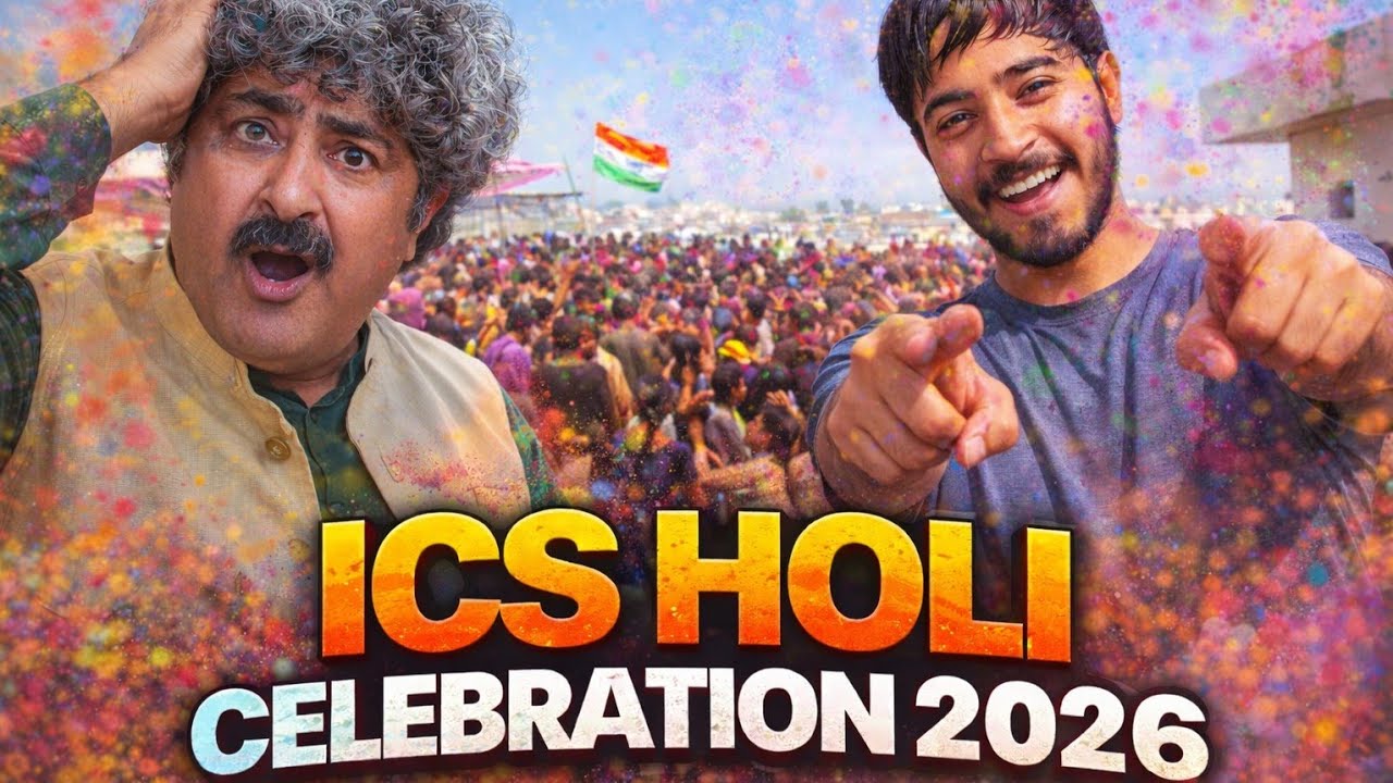 “ICS Holi Blast 2026 😱” Full Masti & धमाल | Center Ki Sabse Badi Holi #ics #holi #celebration 