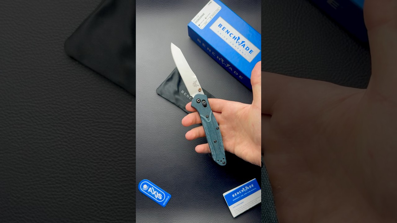 Benchmade Osborne 940-04 Blue Denim Micarta Stonewash M390