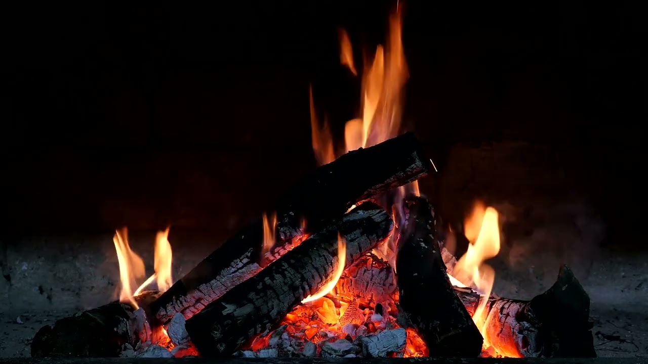 Instrumental Turkish Music with Fireplace | Kanun & Ud & Gitar |  1-HOUR Relaxing Music