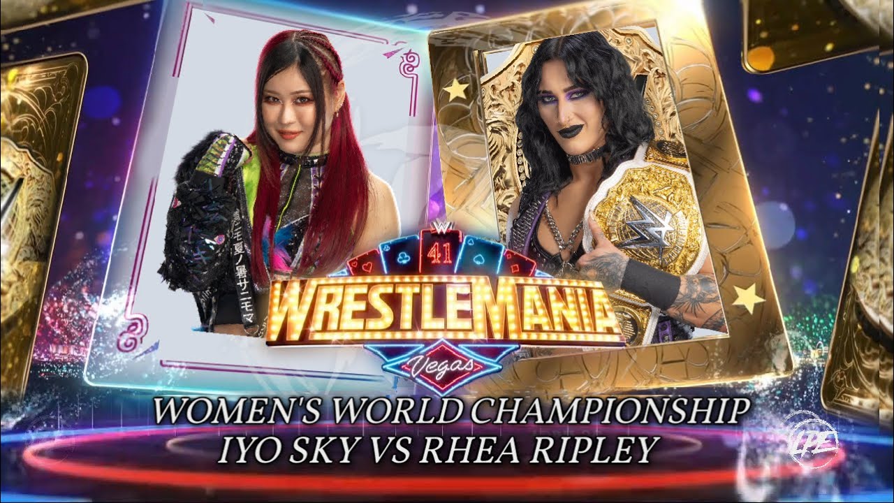 WWE 2K25 - IYO SKY VS RHEA RIPLEY [FOR THE WOMENS WORLD TITLE] | WrestleMania