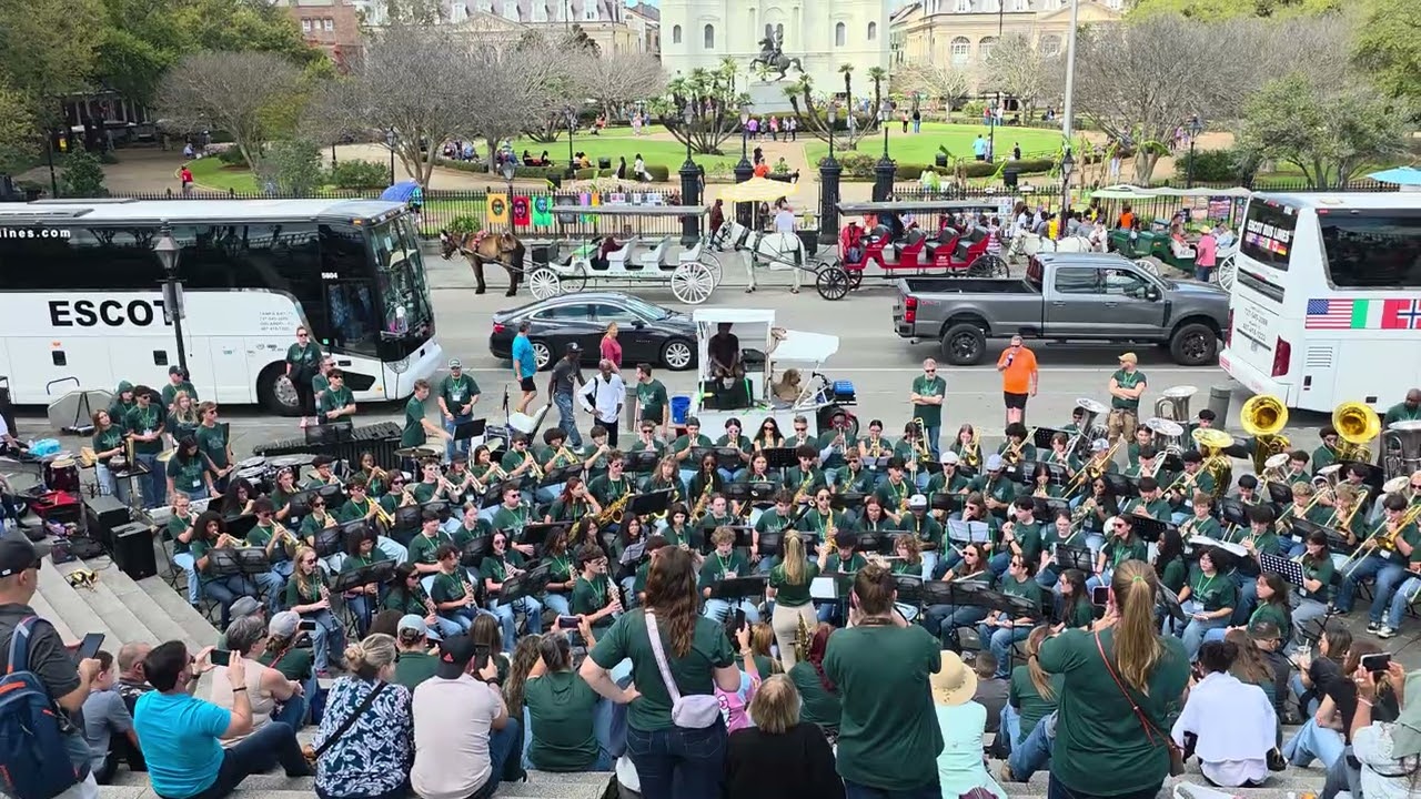 NOLA performance Jackson Square. Song: American Cameos