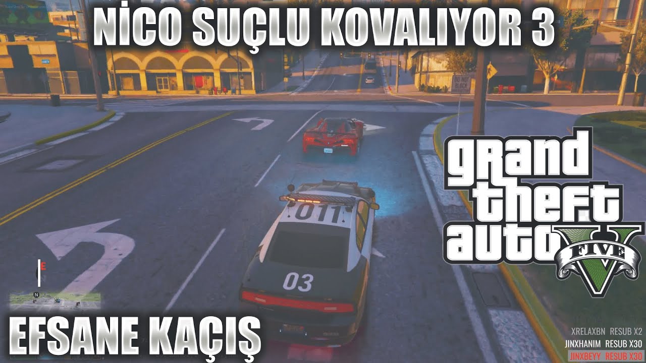 NİCO SU&Ccedil;LU KOVALIYOR 3 | ERİKDALI RP GTA V EFSNE KA&Ccedil;IŞ