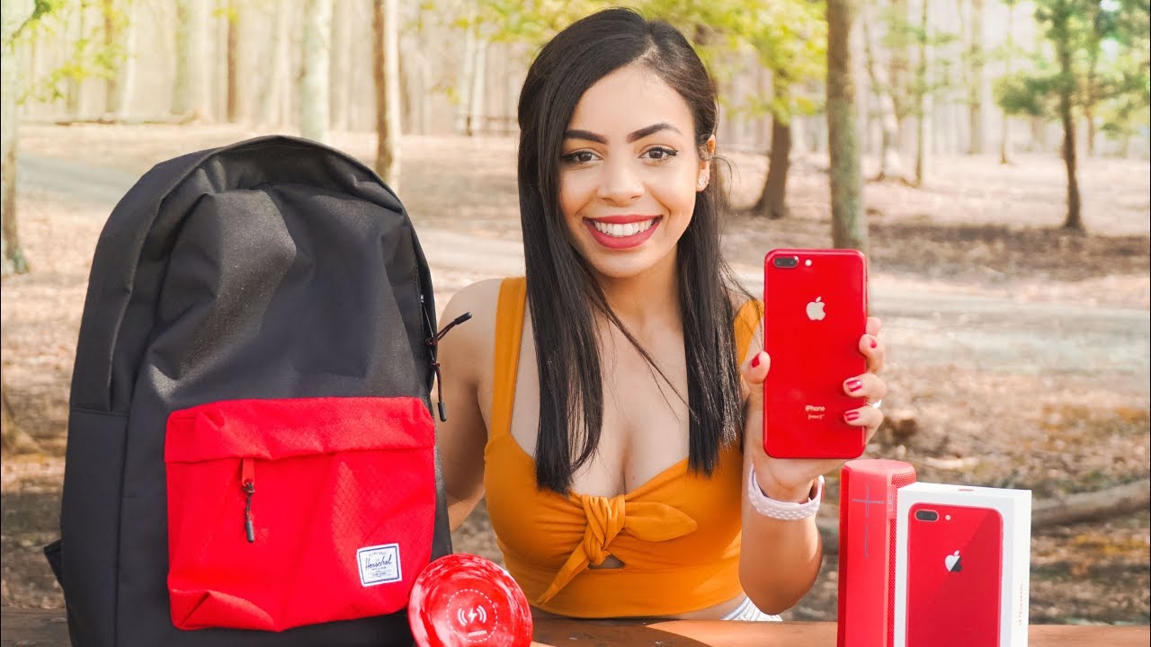 RED iPhone 8 Unboxing & Accessories!