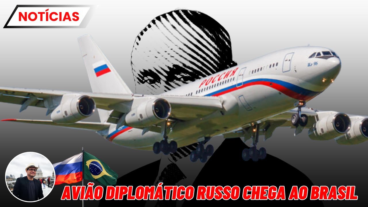 🔴AO VIVO: Uma AERONAVE do GOVERNO RUSSO DESEMBARCOU em BRASÍLIA nesta quinta (29)