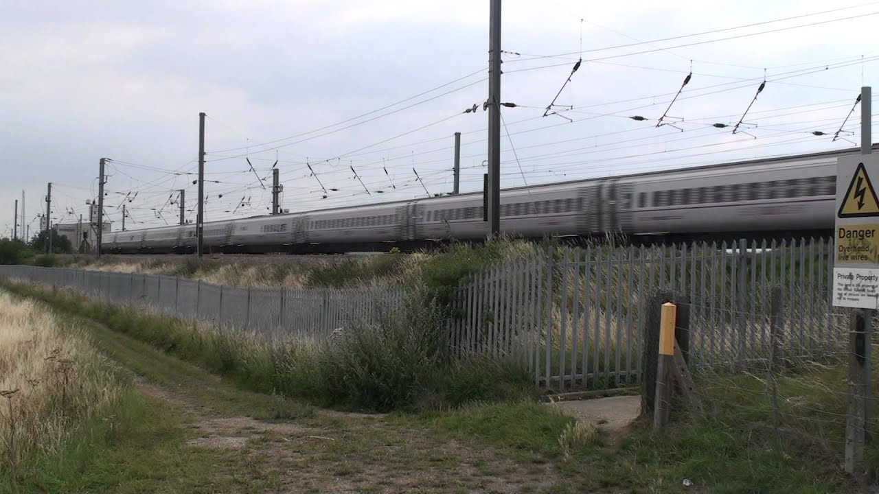 Trains Passing Sandy