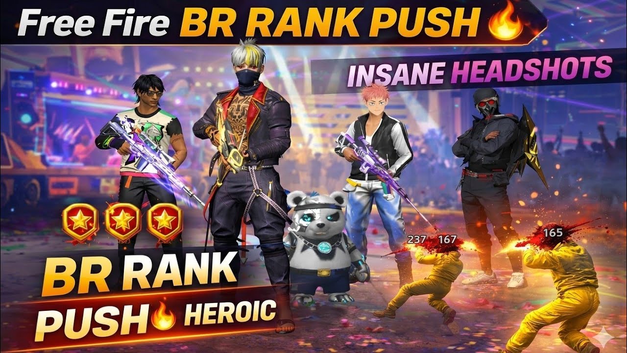 Insane BR Rank Push Clutch 😱 Last Zone Fight | Free Fire MAX