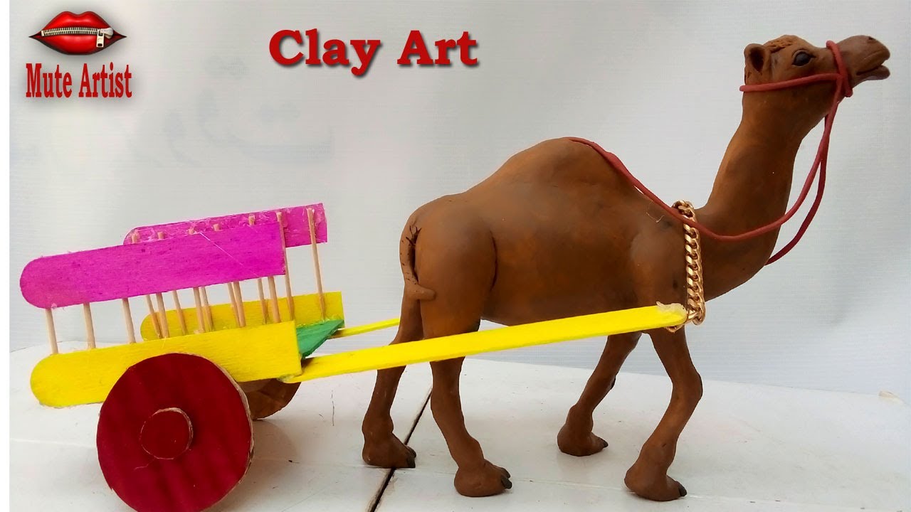 DIY-Clay Art- How to make camel with Clay | Camel Craft Ideas | Mitti ka Camel | Clay Craft | Art