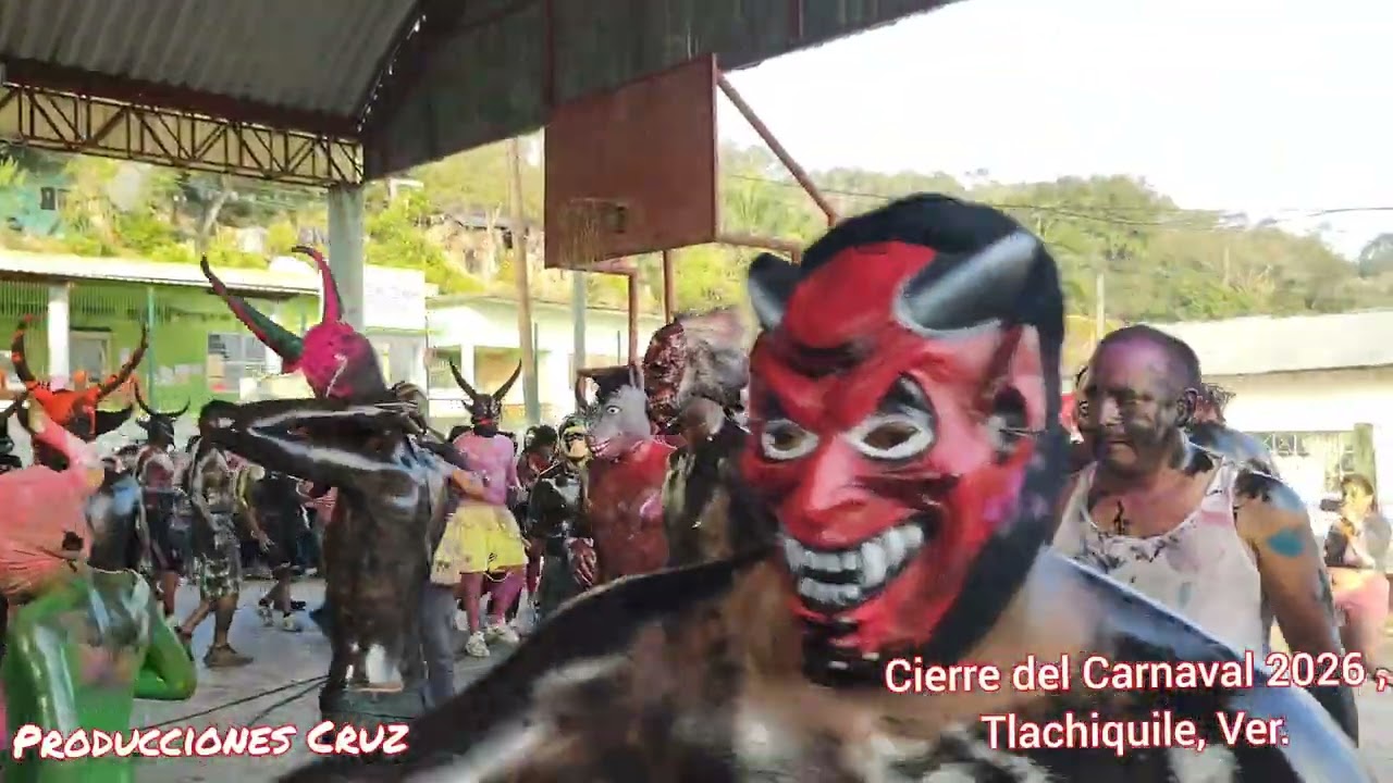 Cierre del Carnaval 2026, Tlachiquile, Ixh. De Mad., Ver. // Trío Consentido Huasteco -La Rueda  