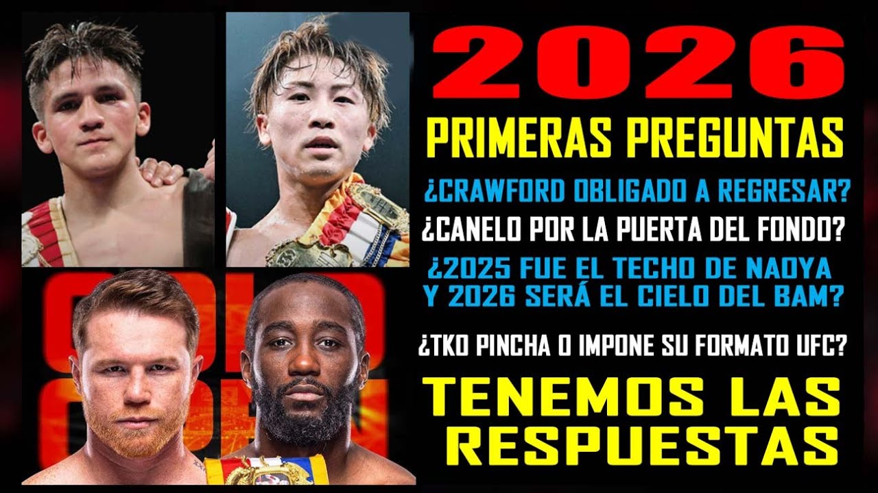 Pilatti Boxing Show: Primeras preguntas Sin Filtro 2026 sobre Crawford, Canelo, Bam, Naoya y TKO