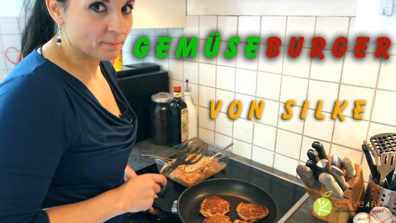 Lecker abnehmen mit Silke: Rezept von Gemüserburger / Gemüsefrikadelle