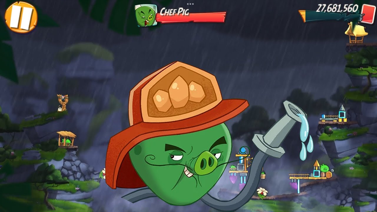 ANGRY BIRDS 2 - KING PIG PANIC DAILY CHALLENGE (Dec/4/2021)